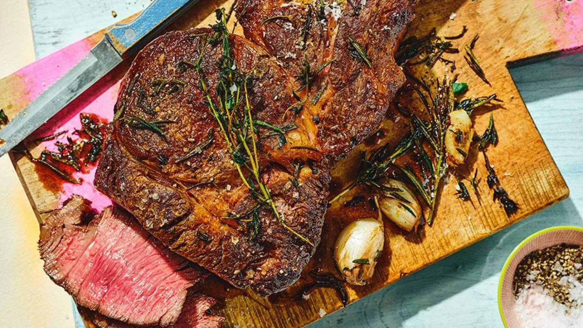 Tomahawk Steak in Plate